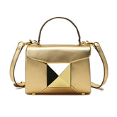 Full-Grain Soft Leather Top-Handle